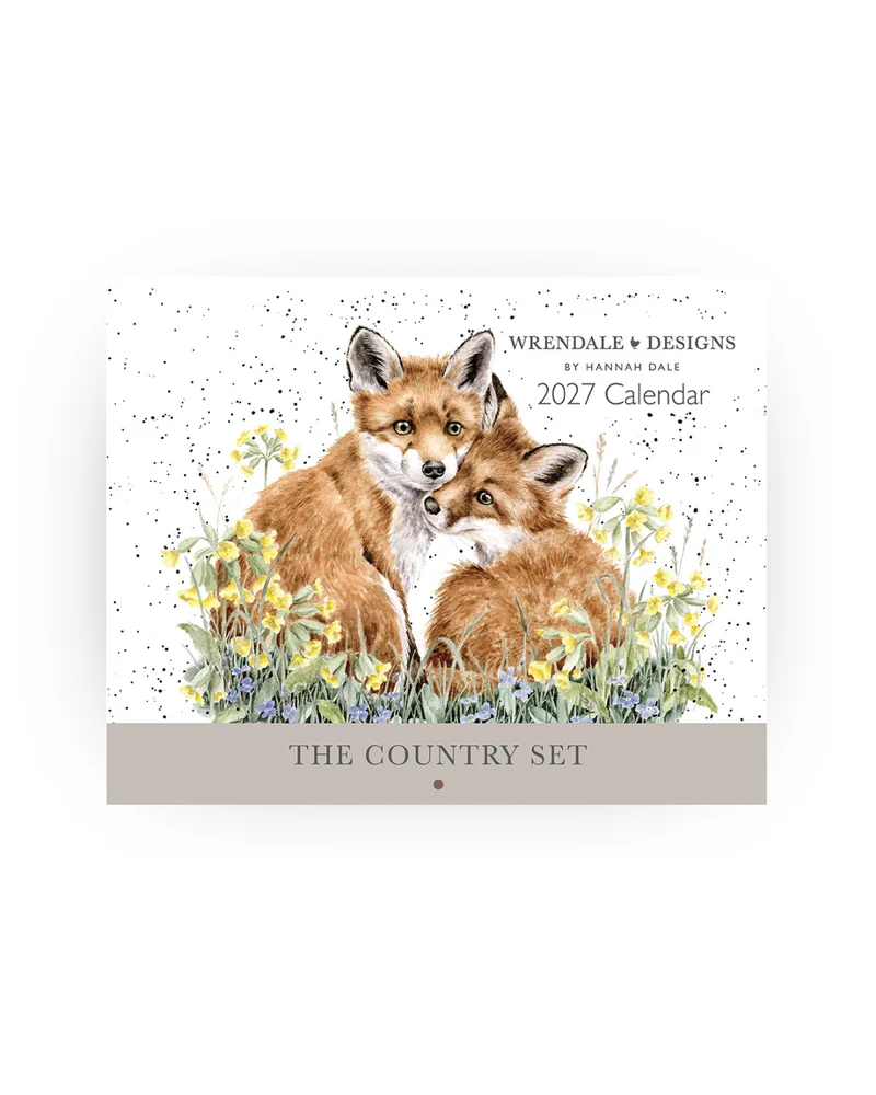 Wandkalender 2027 "The Country Set" von Wrendale Designs