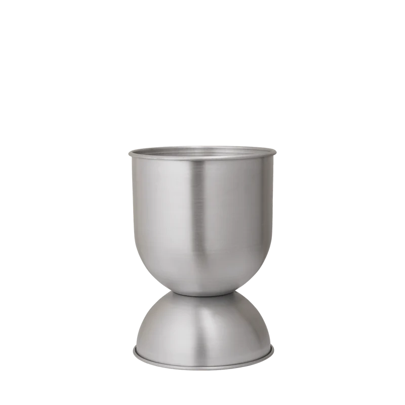 Hourglass Blumentopf Aluminium 42cm Small - ferm LIVING