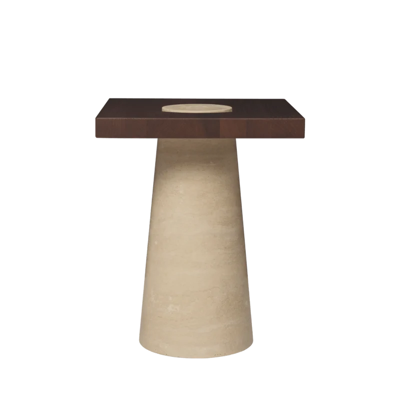 Beistelltisch Grova - Travertine - Ferm Living