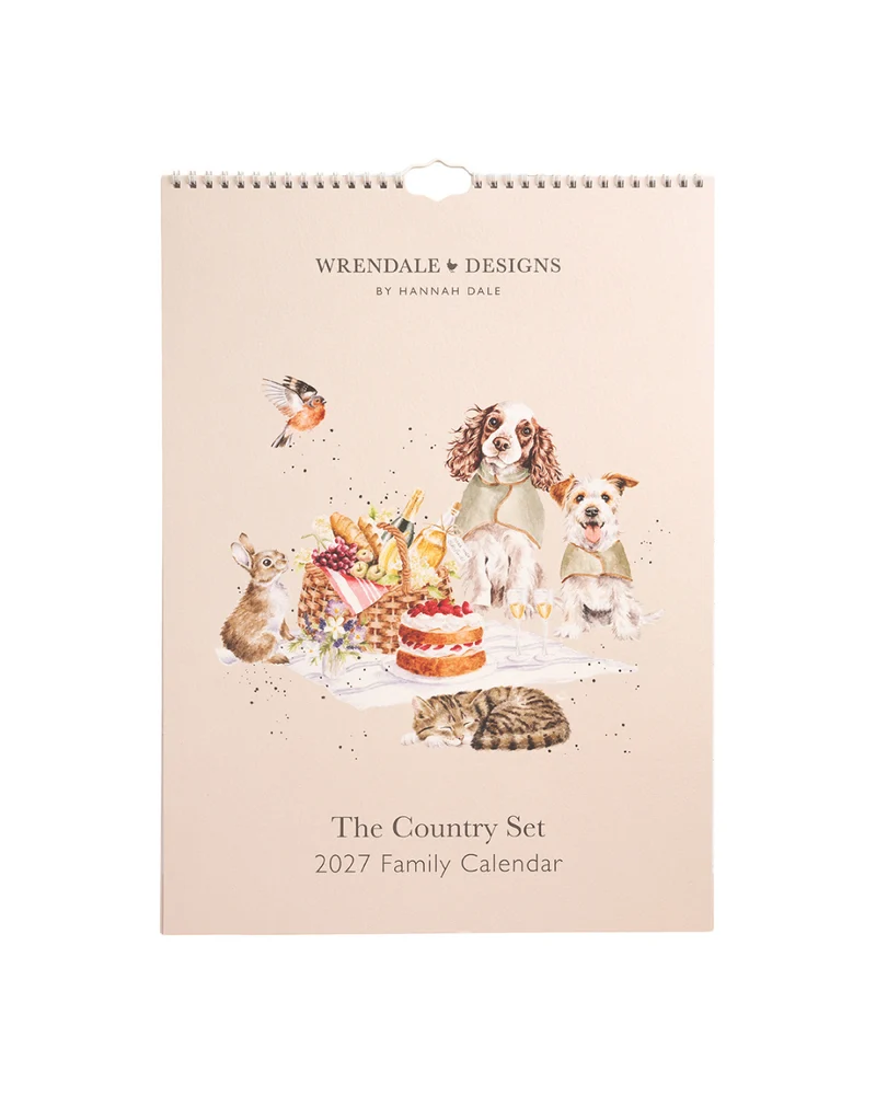 Familienkalender 2027 von Wrendale Designs