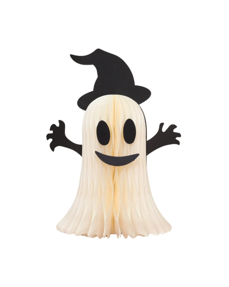 Halloween Deko-Gespenst aus Papier Honigwaben