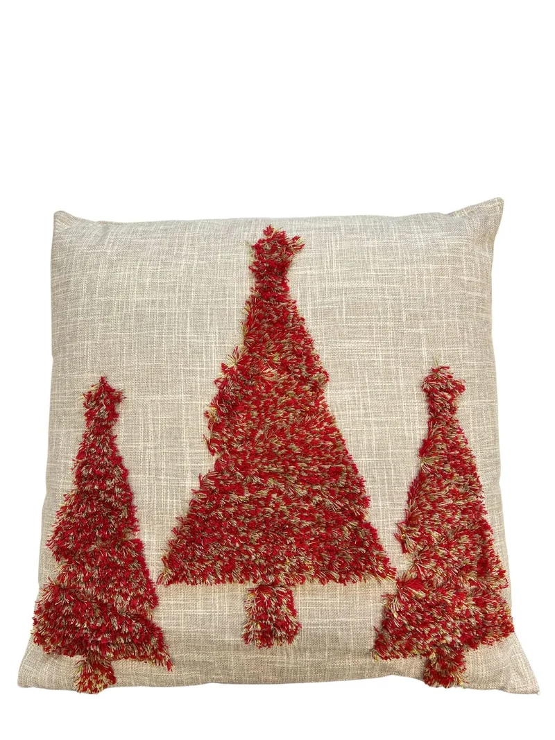 Kissen Tannenbaum rot von Linen & More