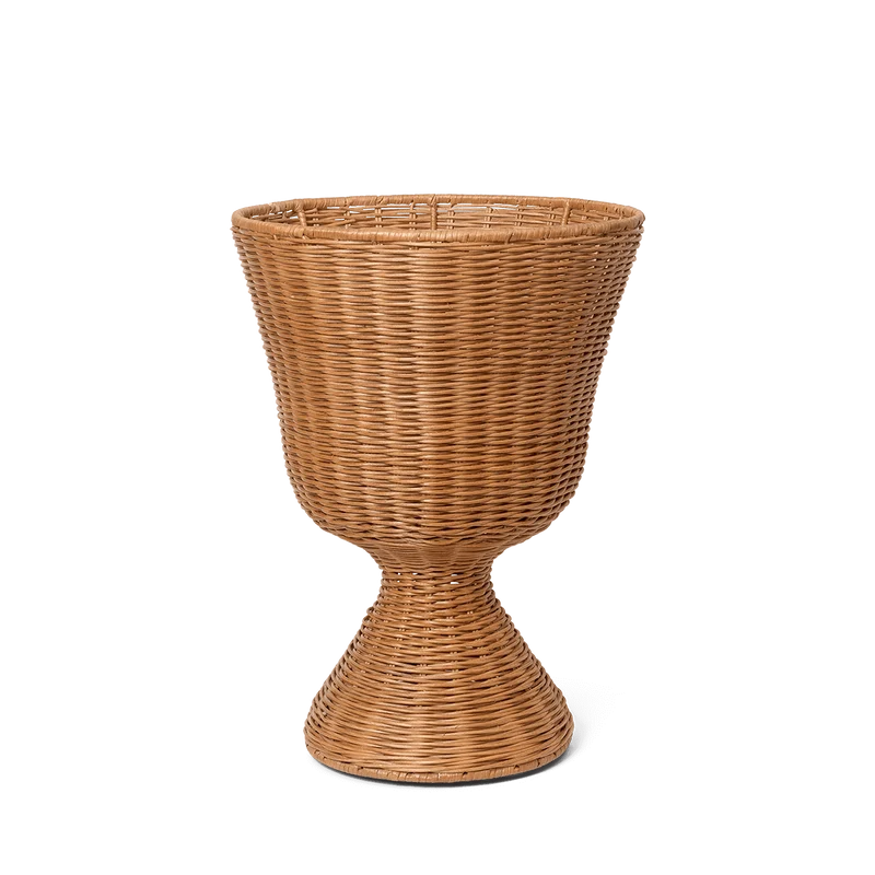Agnes Pflanzenständer Rattan Low - ferm LIVING