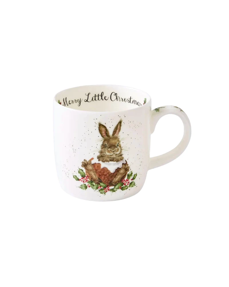 Hasen Weihnachtstasse "Merry Little Christmas" von Wrendale Designs