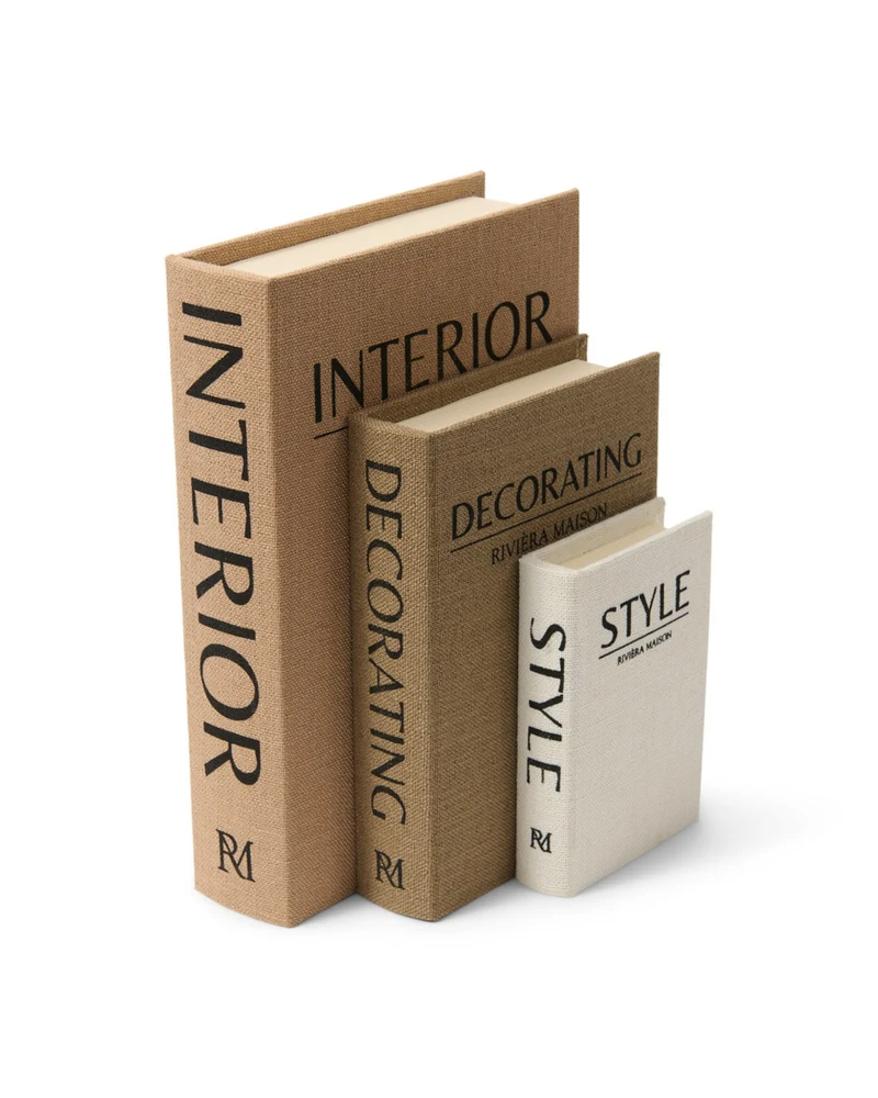 Deko-Bücher mit Geheimfach "Interior Decorative Book-Set" von Rivièra Maison