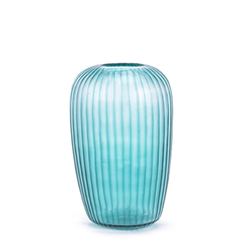 Vase Melrose L Petrol H 31 - Guaxs