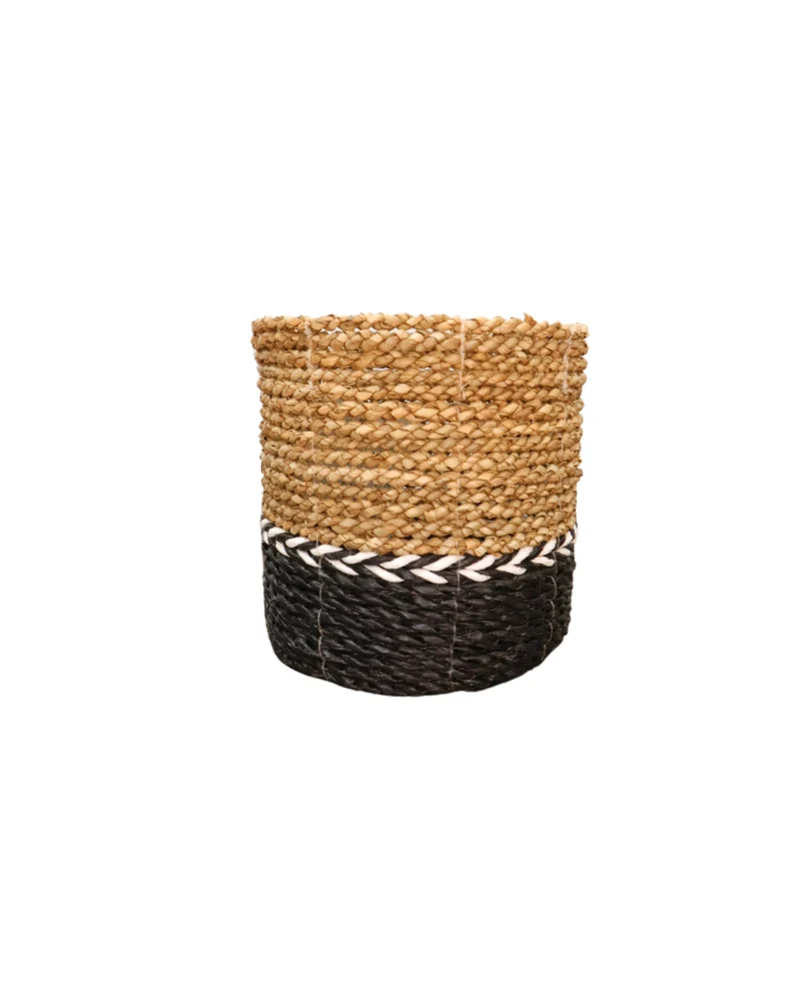 Geflochtene Fairtrade Körbe "Schwarz Weiß" von Eigen en Anders