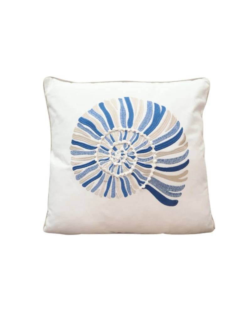 Kissen "Nautilus Muschel 45x45" von J-Line