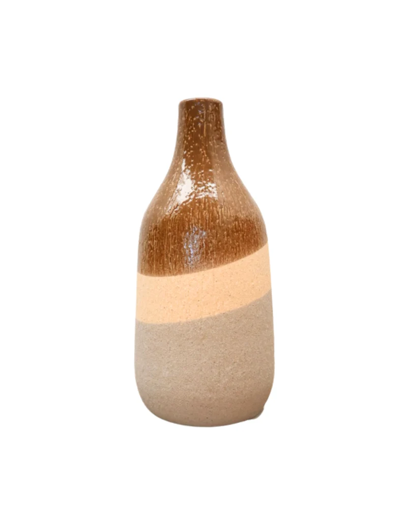 Braune Dekovase "Zubiri" von Light & Living