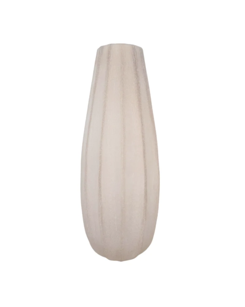 Hellbraune Blumenvase "Bradley" von Light & Living