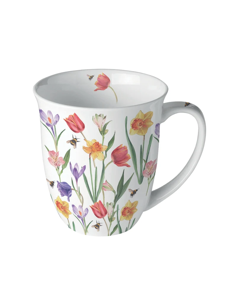 Frühlingsblumen Tasse "Flowers in Spring" von Ambiente