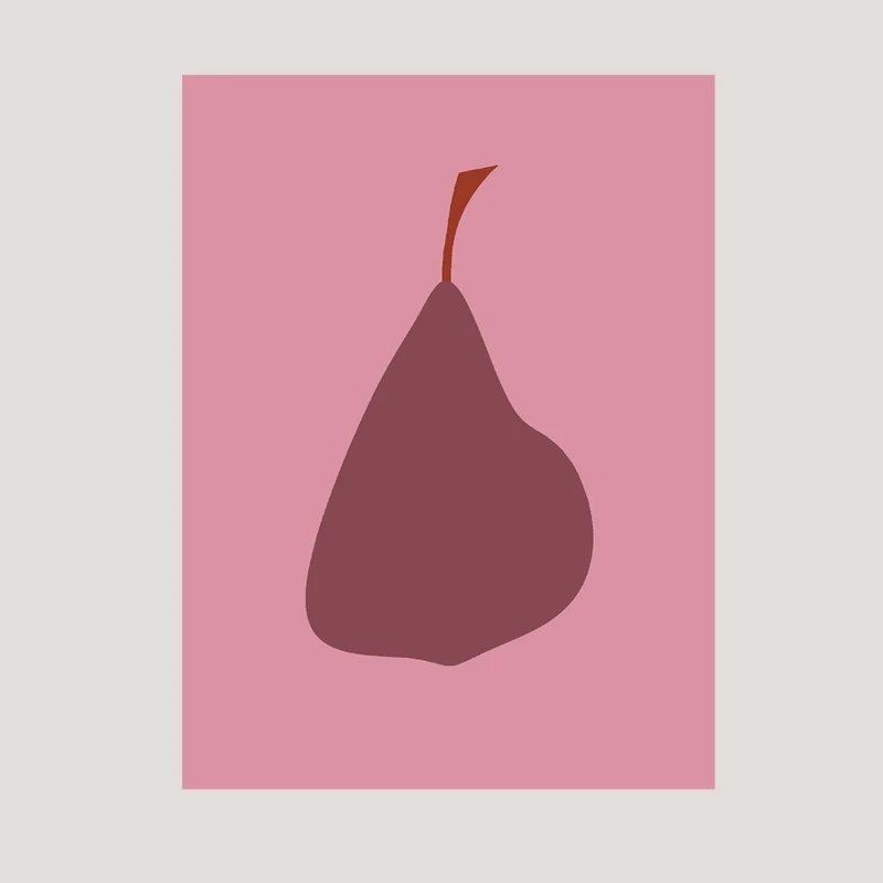 Kunstdruck 'Silent Fruits 03' Poster 30x40 - IH & KL Design Studio