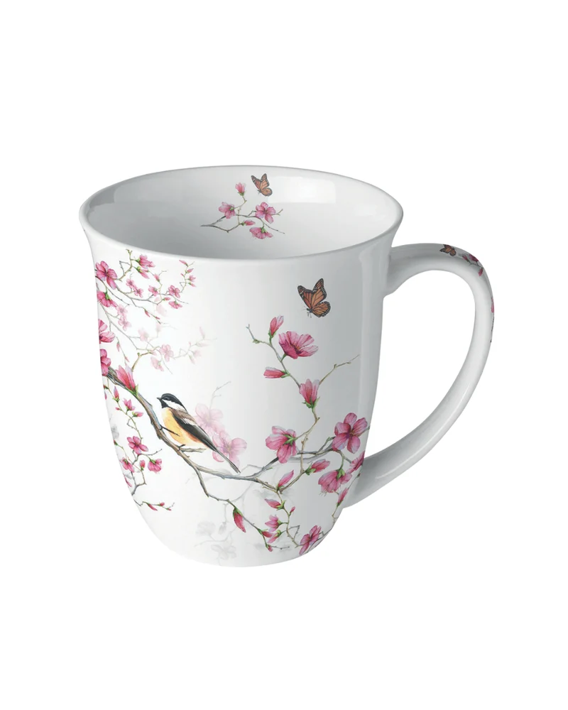 Kirschblüten Tasse "Bird & Blossom" von Ambiente