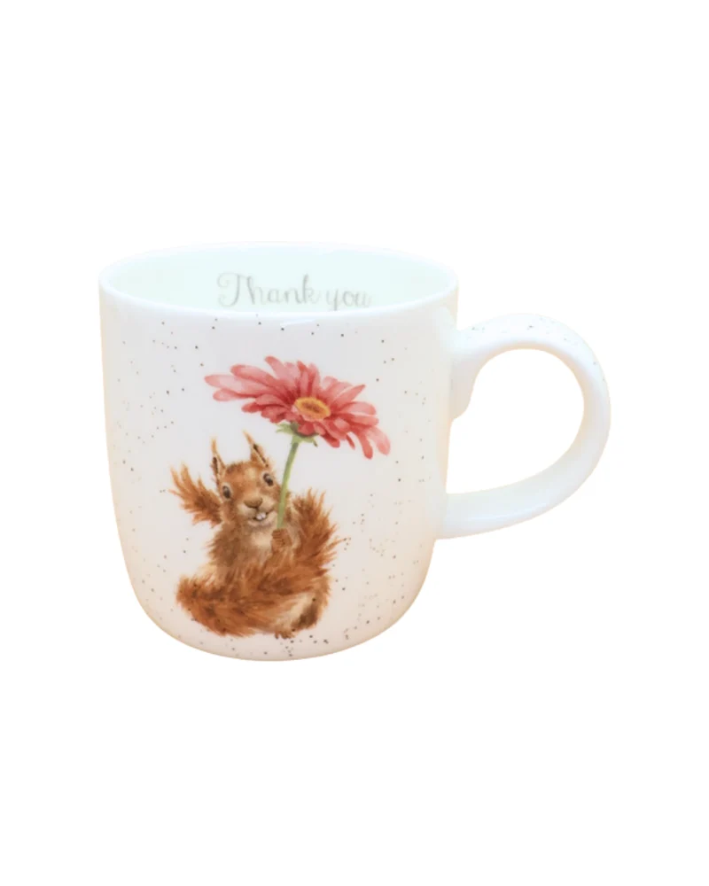 Eichhörnchen Tasse "Thank You" von Wrendale Designs