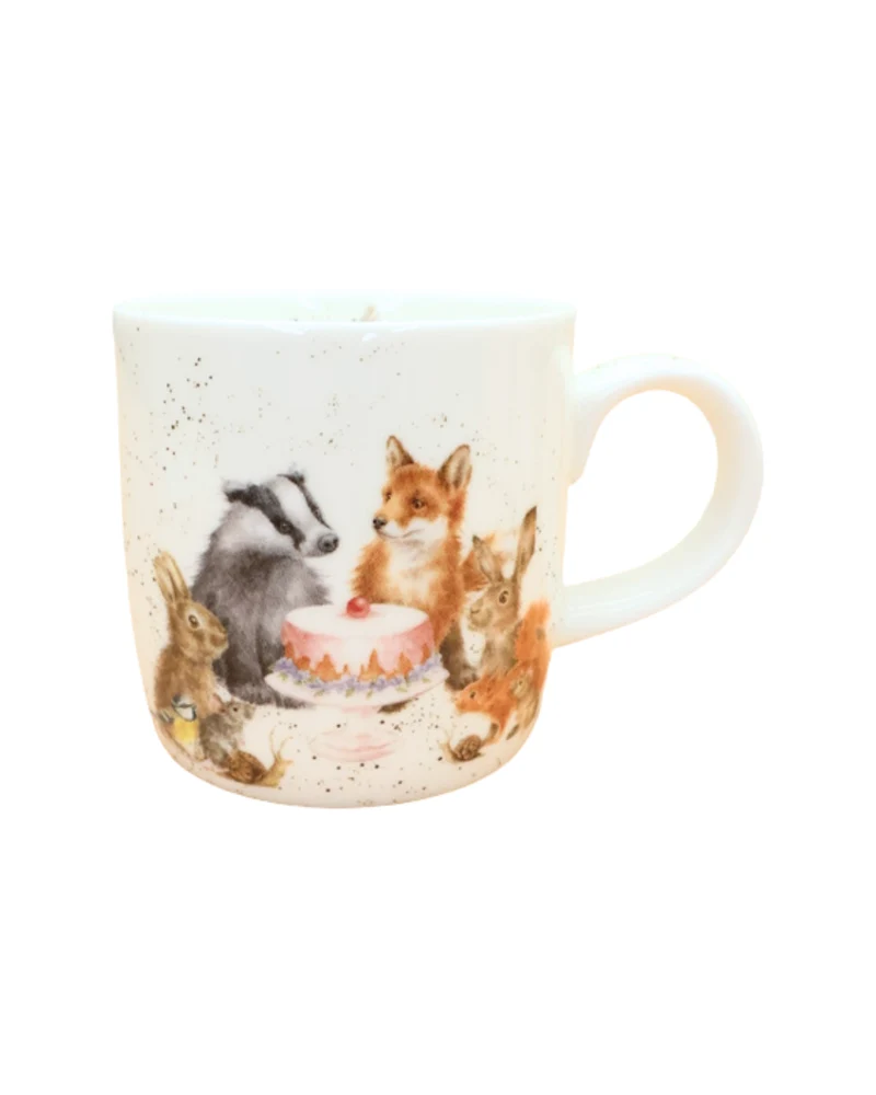Geburtstag mit Waldtieren Tasse "Woodland Party" von Wrendale Designs