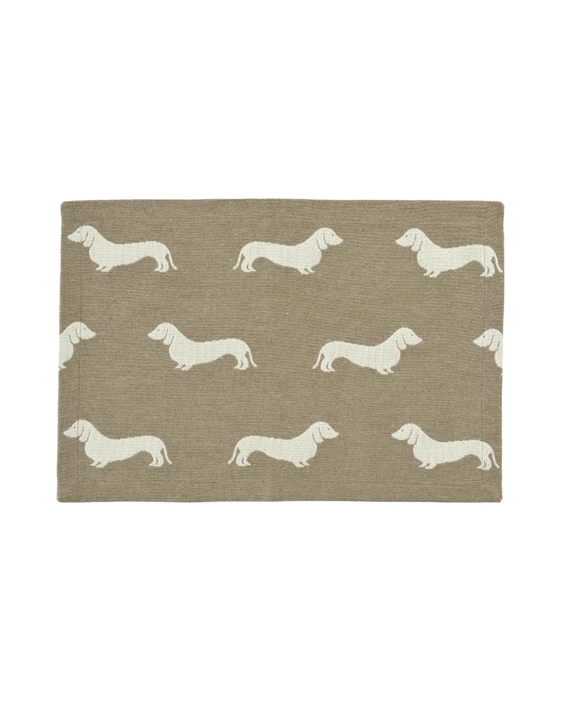 Dackel Tischset "Toto" von Sander Table + Home