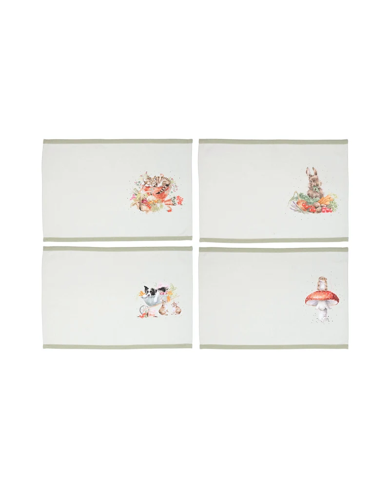 Tischsets "Garden Friends" von Wrendale Designs