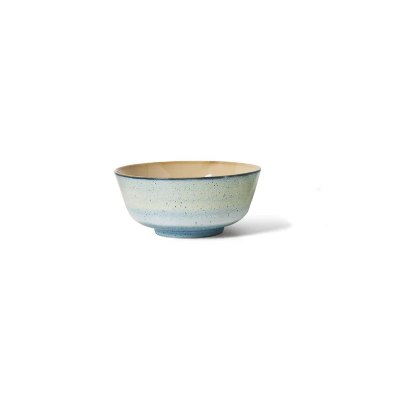 Ramen Schale Minimalist Blau 70s Ceramics - HKliving