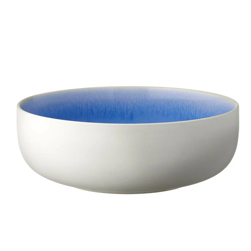 Salatschüssel Ø 25 cm Matte White/Shiny River - Studio Round North