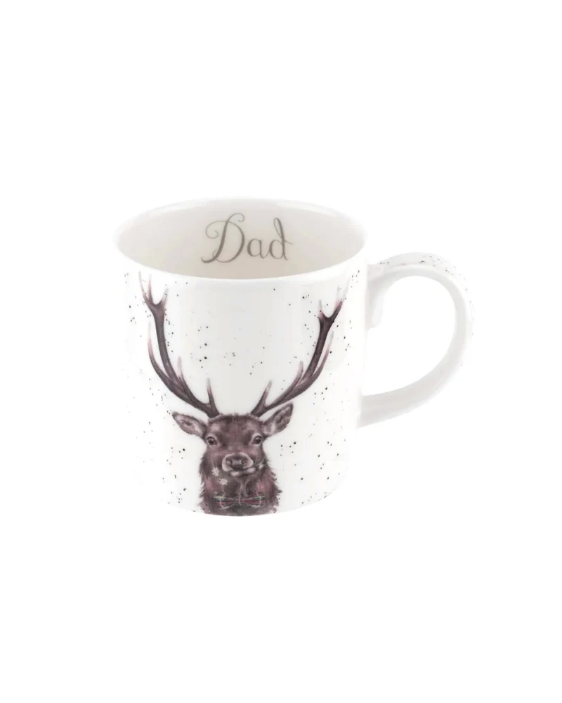 Große Hirsch Tasse "Dad" von Wrendale Designs