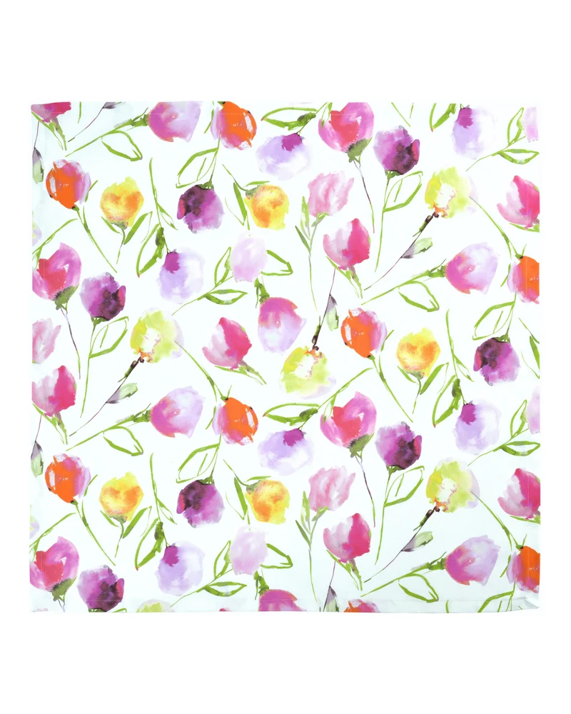 Tulpen Tischdecke "Fresh Tulips 110x110" von Sander