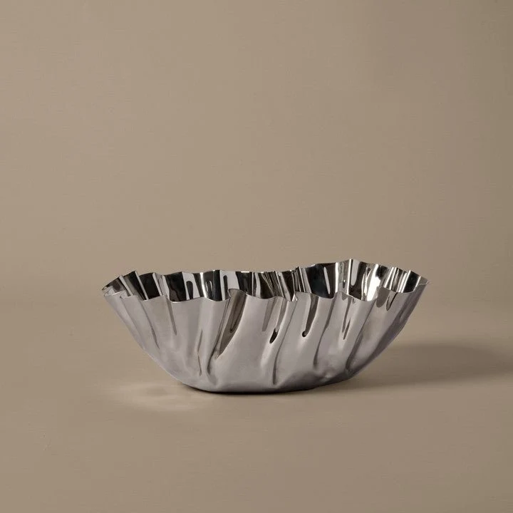 Schale Tydra Bowl Large Edelstahl - ferm LIVING