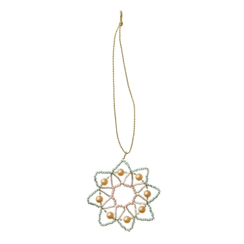 Weihnachtsbaumanhänger Beaded Crystal ∅5,5cm - Bungalow DK