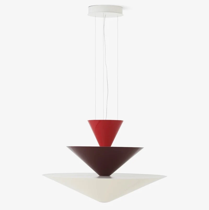 LN15 Gio Pendelleuchte Rot/Burgunderrot 92 cm - &Tradition