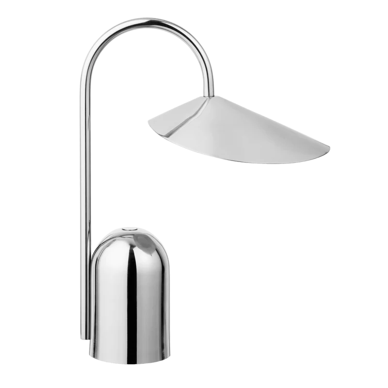 Akkuleuchte Arum Chrom - ferm LIVING