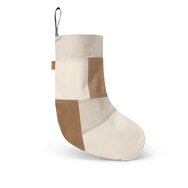 Weihnachtsstrumpf Tonal Beige - ferm LIVING