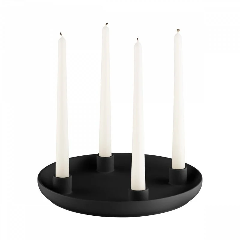 Advent Kerzenhalter VELA Schwarz Large - blomus