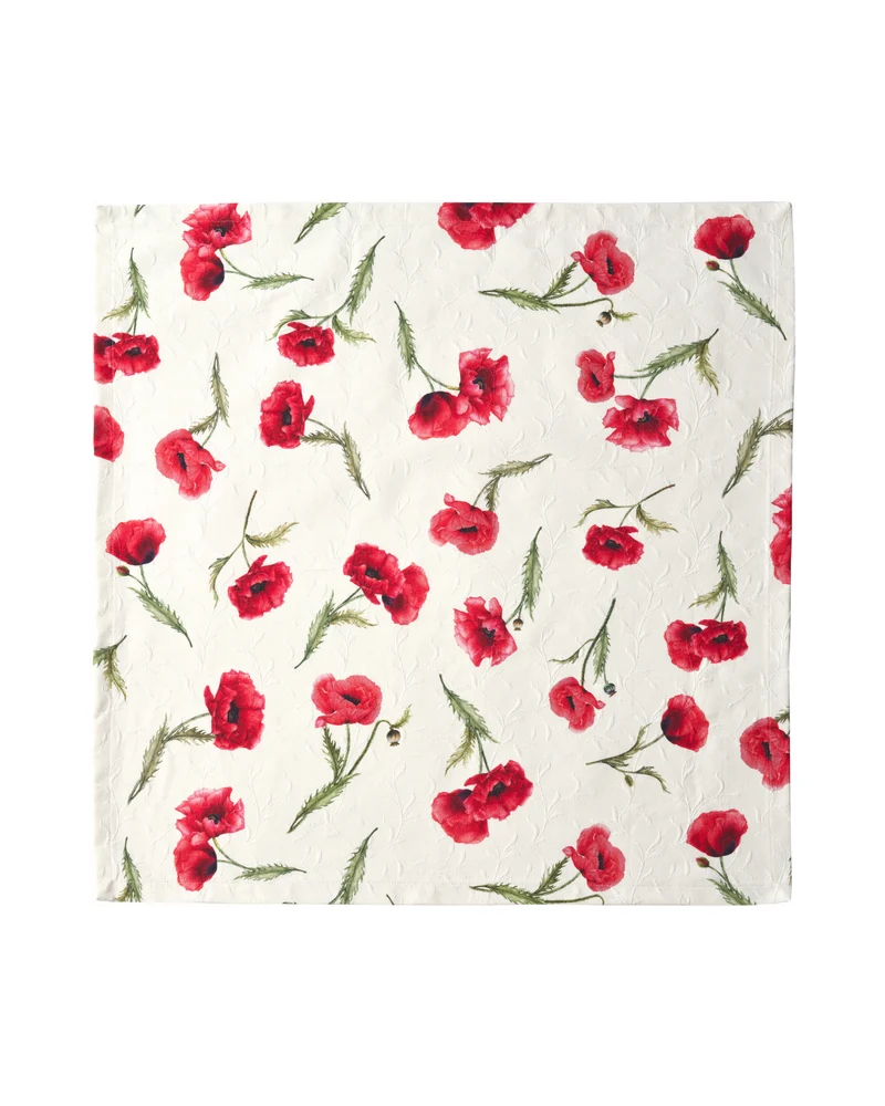 Mohnblumen Mitteldecke "Poppy 85x85" von Sander