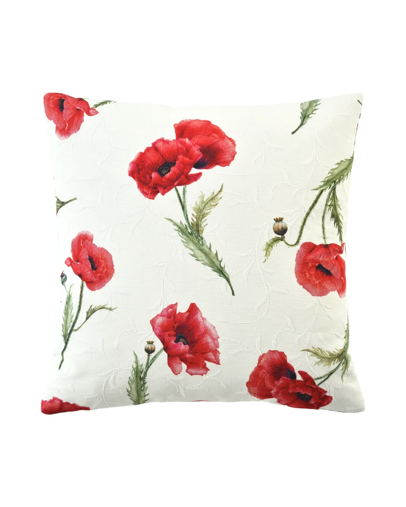 Mohnblumen Kissenbezug "Poppy 50x50" von Sander
