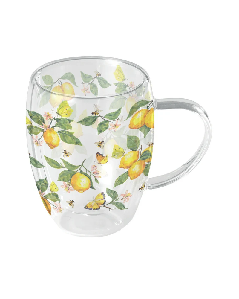 Doppelwandige Tasse "Fresh Lemons" von Ambiente