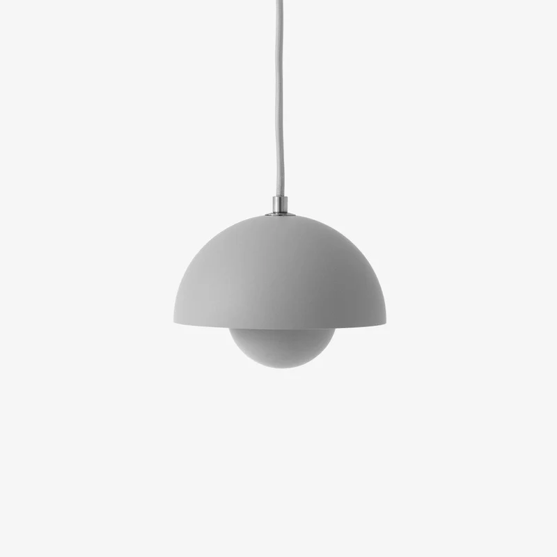 VP10 Flowerpot Pendelleuchte Hellgrau Matt - &Tradition