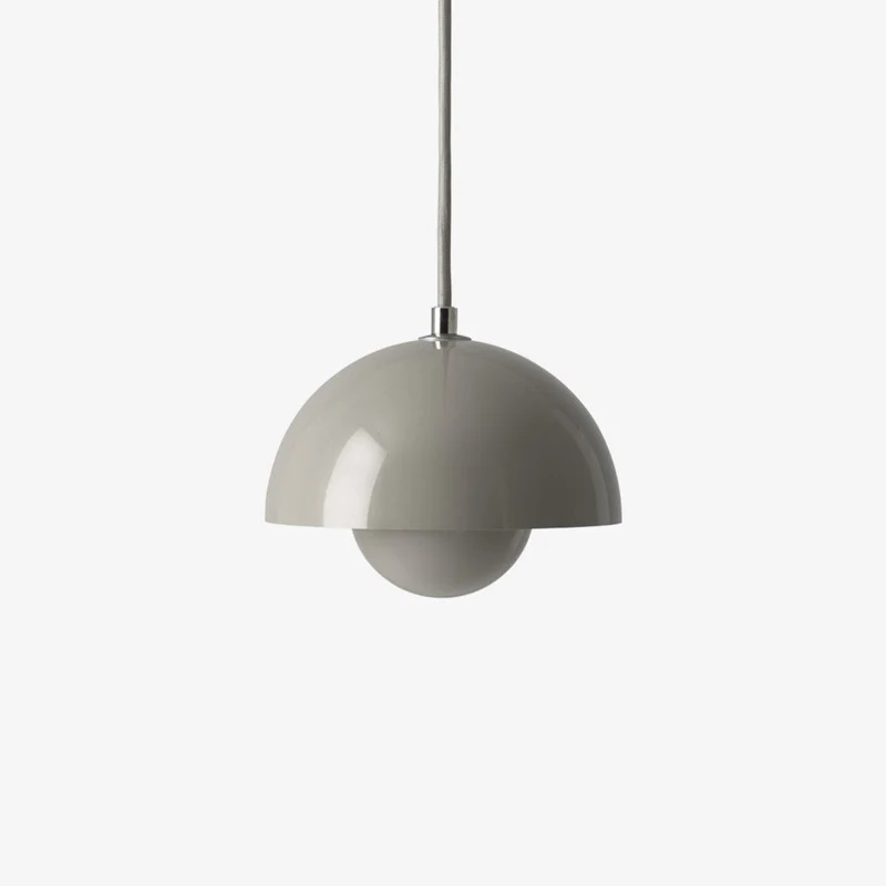 VP10 Flowerpot Pendelleuchte Grau Beige - &Tradition