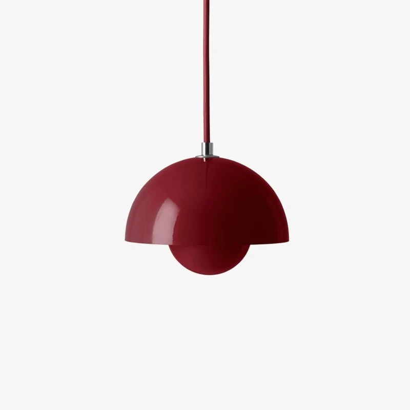 VP10 Flowerpot Pendelleuchte Vermilion Red - &Tradition