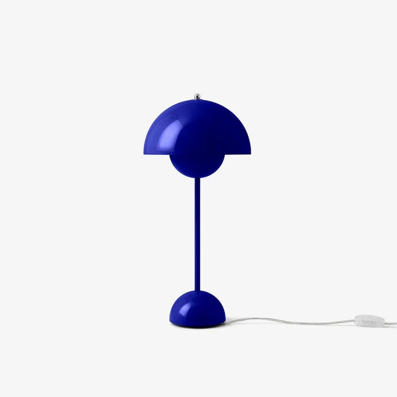 VP3 Flowerpot Tischleuchte Kobalt-Blau - &Tradition
