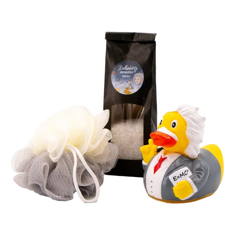 Badeset Geschenk Einstein