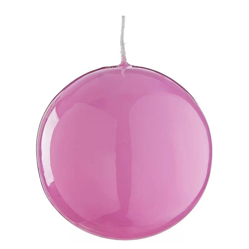 BUBBLES Kugelkerze glossy