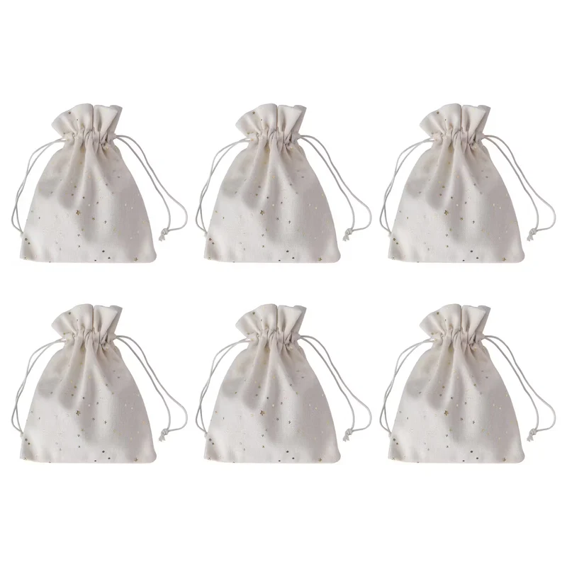 PACK-A-BAG Geschenke-Säckchen Sterne 6er-Set