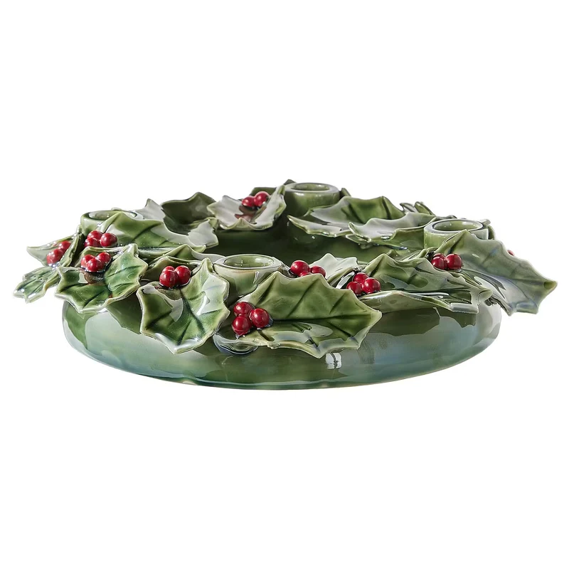 ILEX Adventskranz für 4 Stabkerzen