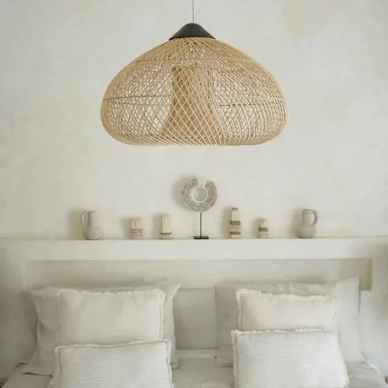 Rattan-Lampenschirm für Hängelampe KAYU | 50 cm