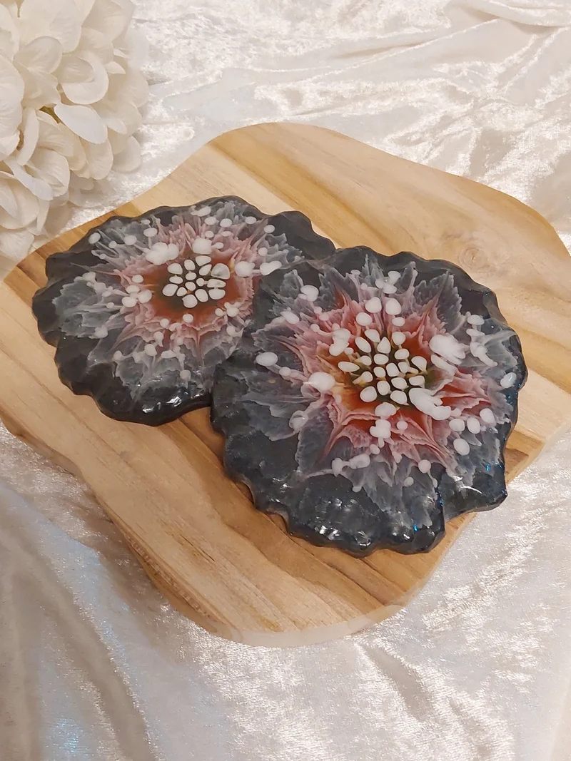 Resin Untersetzer im 2er Set