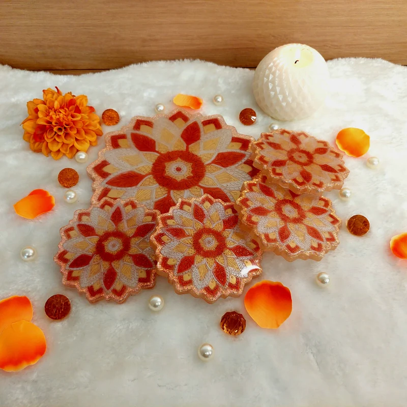 Resin Mandala Set