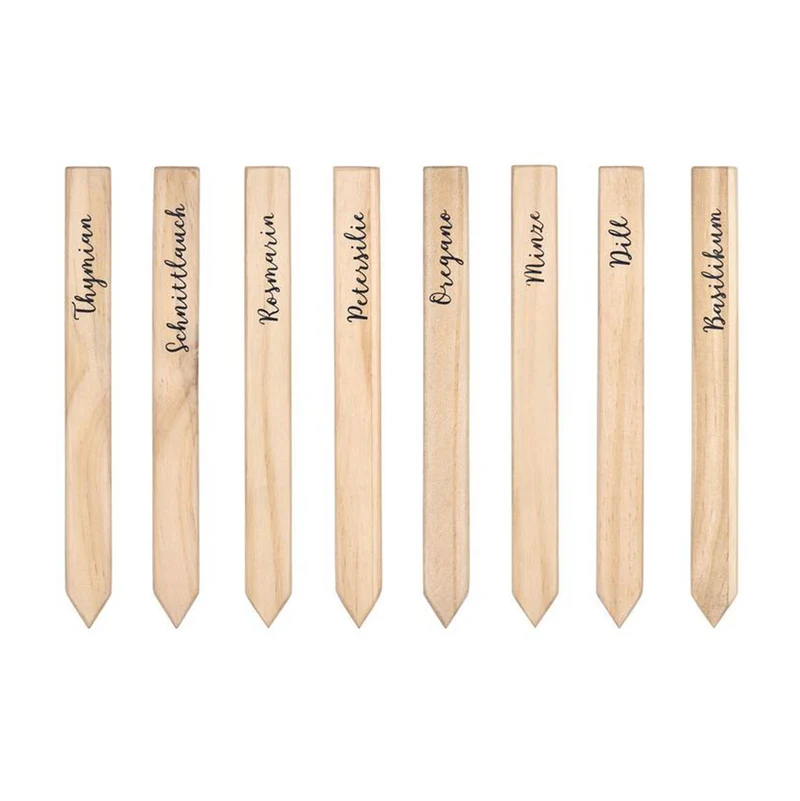 Kräuterstecker Set – Blatt & Blüte