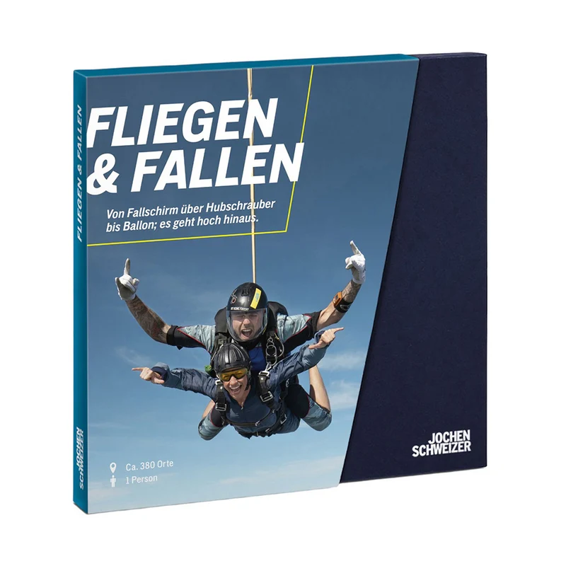 Geschenkbox Fliegen & Fallen