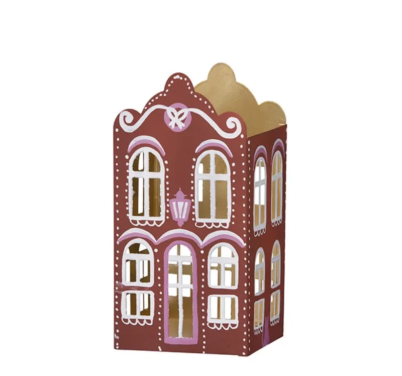 Lebkuchenhaus Scarlet – Rotes Weihnachtshaus