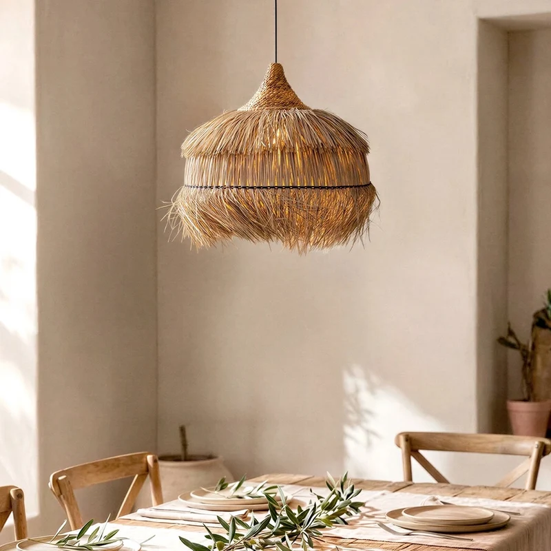 Rattan Pendelleuchte Liana