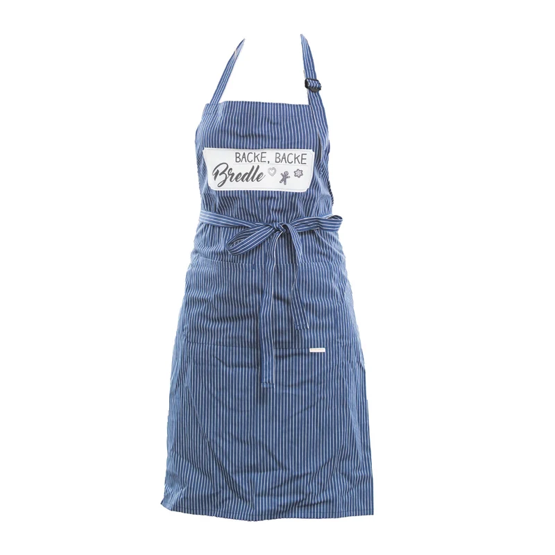 Backschürze "Backe, Backe Bredle" - blau